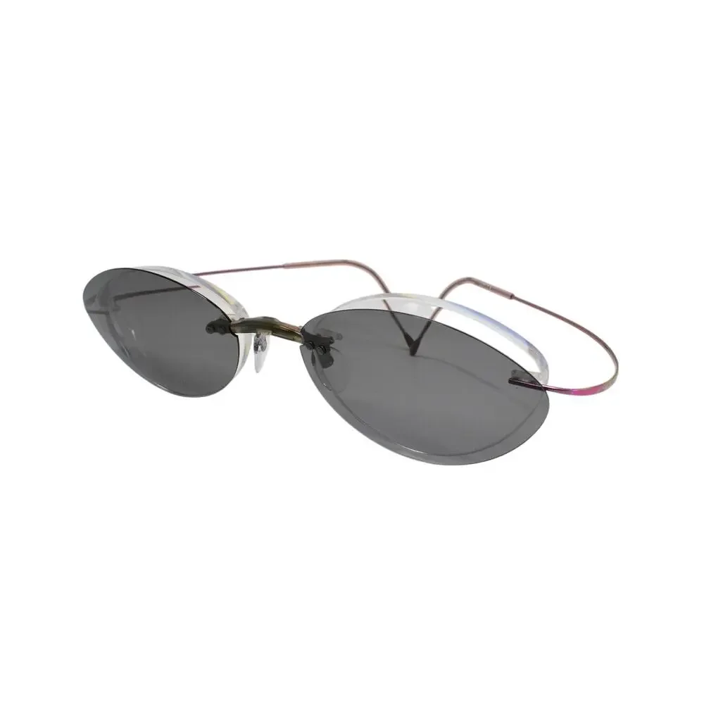 Silhouette 7395 40 Purple Rimless Eyeglasses FRAMES ONLY - GOOD CONDITION